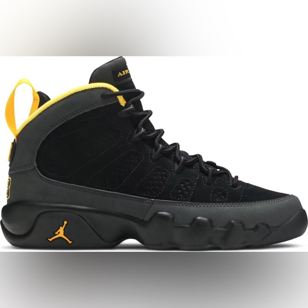 Air Jordan 9 Retro GS 'Dark Charcoal University Gold